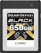 Delkin CFexpress BLACK R3530/W3250 (4.0) 650GB kaina