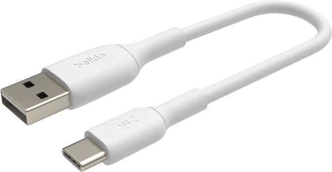 Kabelis Belkin Boost Charge USB-C/USB-A USB-A, USB-C, 0.15 m, balta