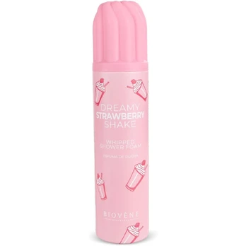 Biovene Nadýchaná sprchová pěna Dreamy Strawberry Shake