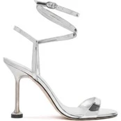 Basutės Stuart Weitzman Naudistini Wrap 100 SM911 Sidabrinė