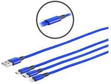 MicroConnect USB-A splitter cable with USB-C, USB Micro-B and