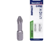 Antgaliai SPECIALIST+ 24/2-052 PH2, 25 mm, 2 vnt. kaina