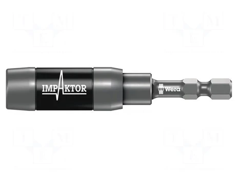 Holder | 1/4" | Overall len: 75mm | Mounting: 1/4" (C6,3mm) | magnetic