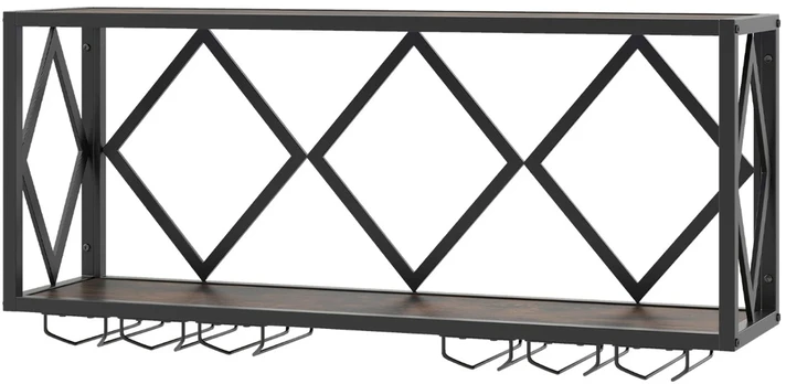 Sieninis vyno laikiklis 51 x 26.5 x 60 cm