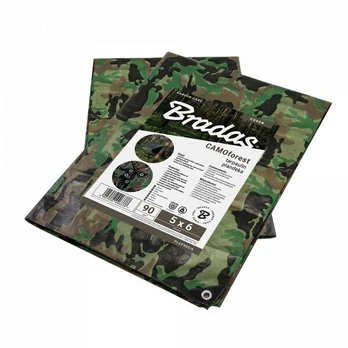 Kamufliažinis lauko tentas Bradas CAMOforest, 2 x 3 m, 90 g/m²