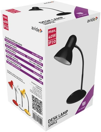 Stalinis šviestuvas Avide E27 max40w juodas