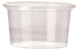 Multi Dressingbæger 80 ml Ø70 mm Rundt PS Klar,100 stk/pk