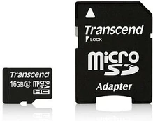 Transcend 16 GB microSDHC Class 10 UHS-I 400x atminties kortelė