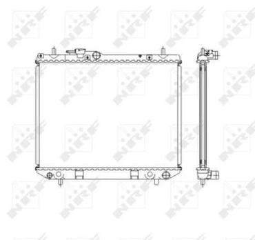 NRF NRF 53536 Radiator
