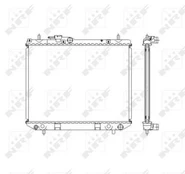 NRF NRF 53536 Radiator kaina