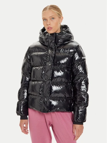 Napapijri Žieminė striukė A-Glane NP0A4HZ5 Juoda Regular Fit