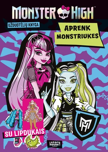 Monster High. Užduotėlės su lipdukais