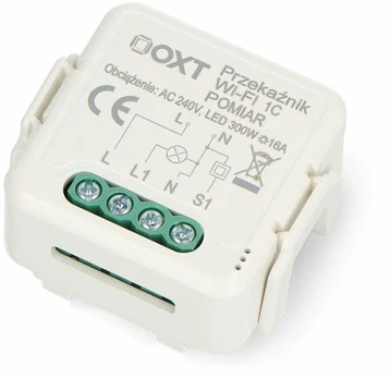 Tuya – vieno kanalo mini WiFi relė – Android/iOS programa – OXT SWT21P