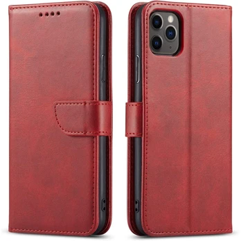 Dėklas Wallet Case Samsung A135 A13 4G raudonas