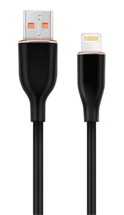 CABLE LIGHTNING TO USB2 1.5M/CC-USB2S-AM8PM-1.5M-BK GEMBIRD kaina