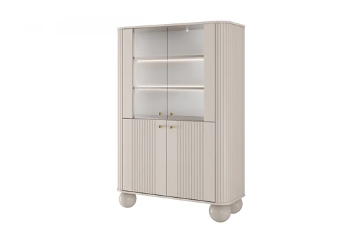 Vitrine Vesper - Cashmere / Gold Handles