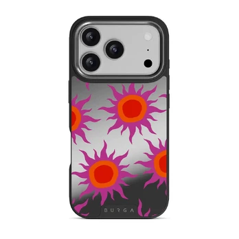 Sunset Glow - iPhone 17 Pro Case, Elite Mirror (MagSafe) / Gunmetal