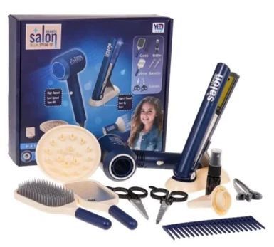 RoGer Mega Set for a Little Hairdresser + Accessories Blue