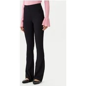 HUGO Medžiaginės kelnės Naiblu 50542425 Juoda Regular Fit