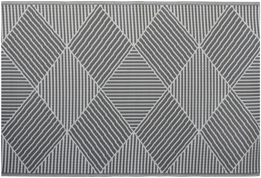 Lauko terasos kilimas Pilkas, 180x270 cm