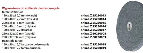 Proma Hard šlifavimo diskas 150x25x12,7 25250013