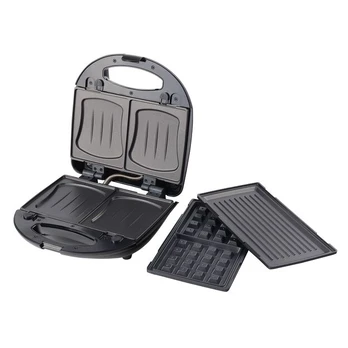 Sumuštinių, vaflių Keptuvė 3in1 TZS First Austria Sandwich Maker. 3 Interchangable Plates. 7FA-W FA-5342-3