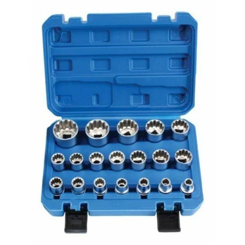 SATRA SOCKET SET 12-POINT. VARIO-PLUS 1/2" 19pcs.