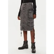 Alpha Industries Džinsinis sijonas 148068 Pilka Regular Fit