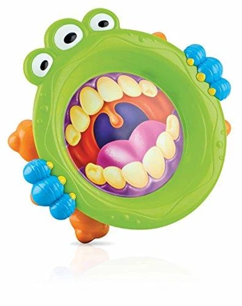 Dubenėlis Nuby Monster, 18 mėn., polipropilenas (pp)