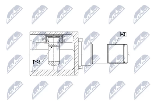 PASCAL G73022PC CV Joint