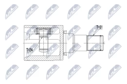 PASCAL G73022PC CV Joint kaina