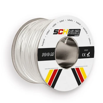 6 Core Tinned Copper Screened Cable White 100m SCHNUR