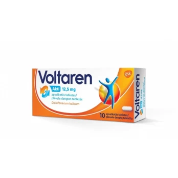 VOLTAREN AKTI 12.5 mg plėvele dengtos tabletės N10