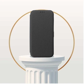 FOLIO šoninis magnetinis dėklas XIAOMI REDMI NOTE 14 pilkas