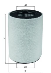 Oro filtras KNECHT LX 1792 kaina