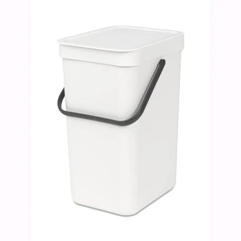 Brabantia šiukšliadėžė, 12 l, balta