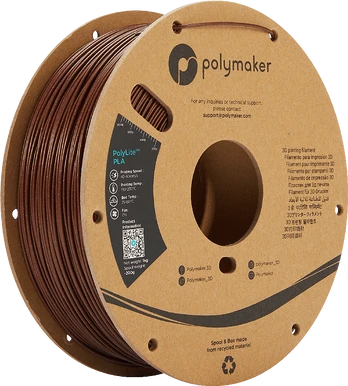 Polymaker PolyLite PLA - 1kg - 1.75mm - Galaxy Dark Raudona