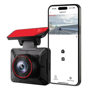 AKEEYO P1 car camera video recorder FullHD 30fps - juodas