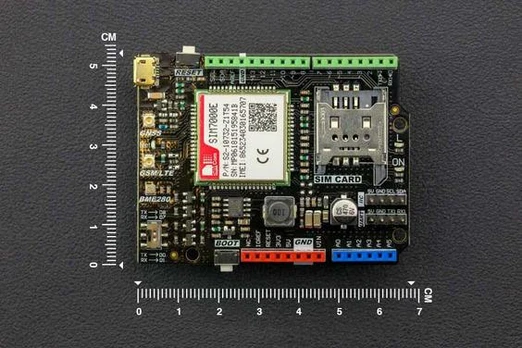 DFRobot Shield NB-IoT/LTE/GPRS/GPS SIM7000E - Arduino valdikliui