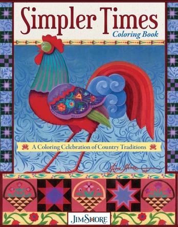 Simpler Times Coloring Book