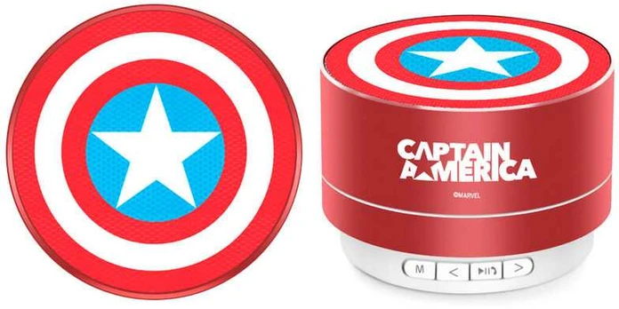 Ert Group Marvel Captain America Wireless Nešiojama kolonėlė
