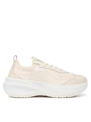 Tommy Hilfiger Laisvalaikio batai TH Wave Runner FW0FW09484 Kreminė