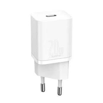 "Baseus Super Si" greitasis įkroviklis 1C 20W EU White (baltas)