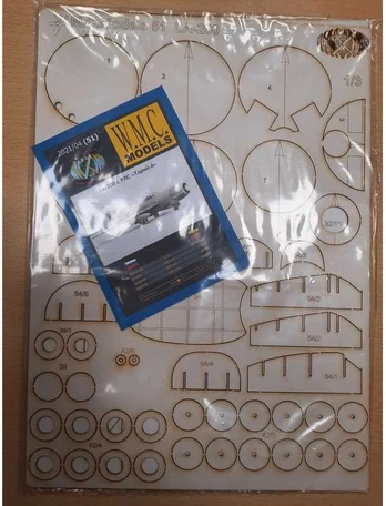 Wmc Models WMC LA-200 lazeriu pjaustytas faneros rėmas 1:33