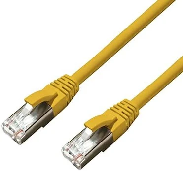 MicroConnect CAT6A S/FTP 10m Geltona LSZH
