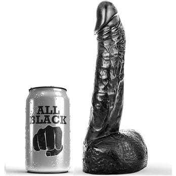 Analinis dildo ALL BLACK 20 cm