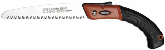 Sulankstomas tiesus sodo pjūklas Nakamura, ilgis 180mm