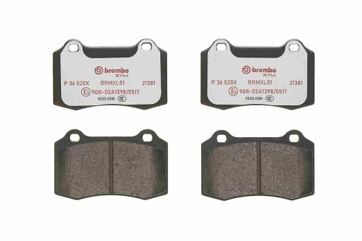 Brake pads - tuning Xtra P 36 020X front