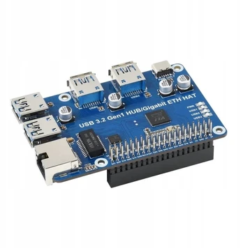 Waveshare Hub plėtimo modulis 3xusb 3.2 Gen1 1xeth Gigabit