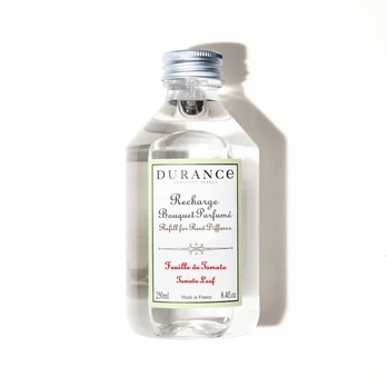 Durance Refill For Reed Diffuser Tomato Leaf Namų kvapo papildymas, 250 ml